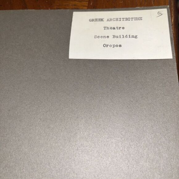 Theatre Oropos Greece Ruins Antique Mounted Greek Architecture Photo - Picture 4 of 5